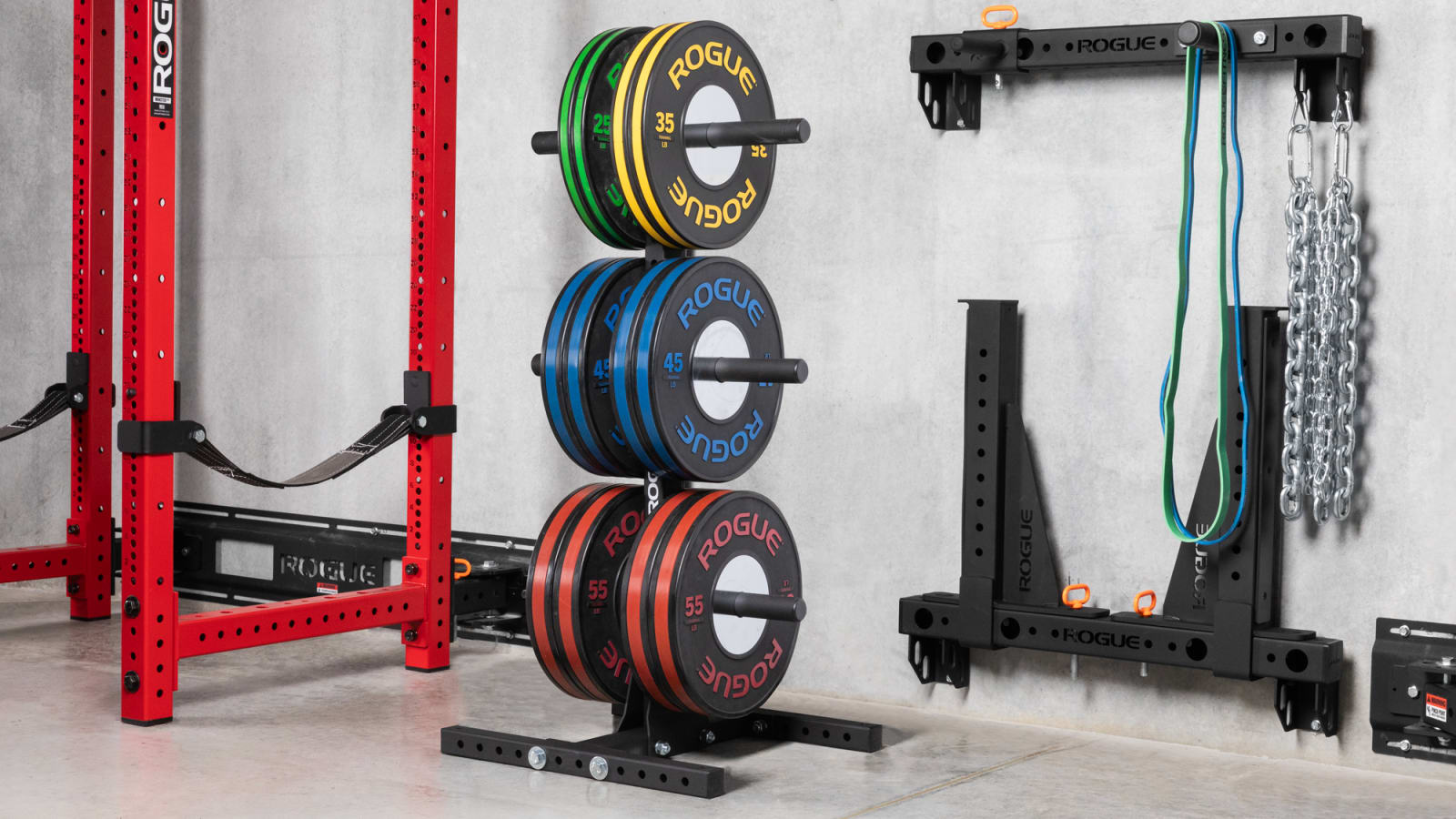 Rogue fitness weight plates top